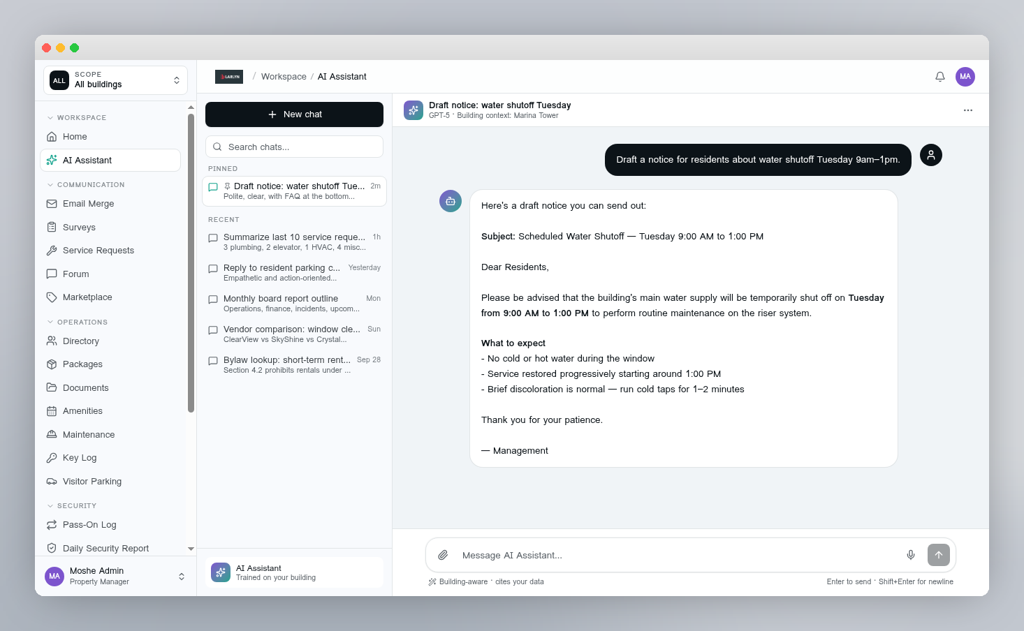 Max Condo Club AI Assistant